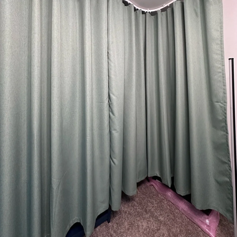 Green Room Divider Curtains 120 X 84 New